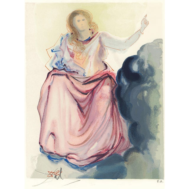 Rare Epreuve d’Artiste (E.A. or Artist's Proof) engraving from Salvador Dalí’s "The Divine Comedy", printed on BKF Rives...