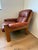 Ekornes ASA Mid-Century Modern Teak & Leather Chair, Attributed to Ekornes Montana For Sale - Image 4 of 6