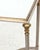 Steel and Brass Console Table For Sale In New York - Image 6 of 7