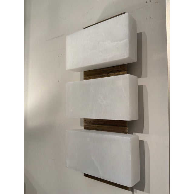 Revelation Triple Stacked Sconces - Pair. For Sale - Image 4 of 6