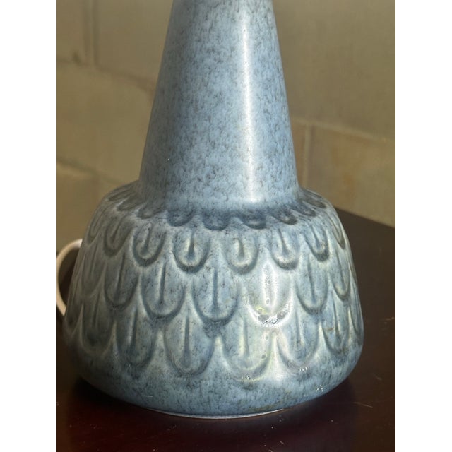 1970s 1970s Mid-Century Modern Søholm Stentøj Denmark Ceramic Table Lamp For Sale - Image 5 of 9