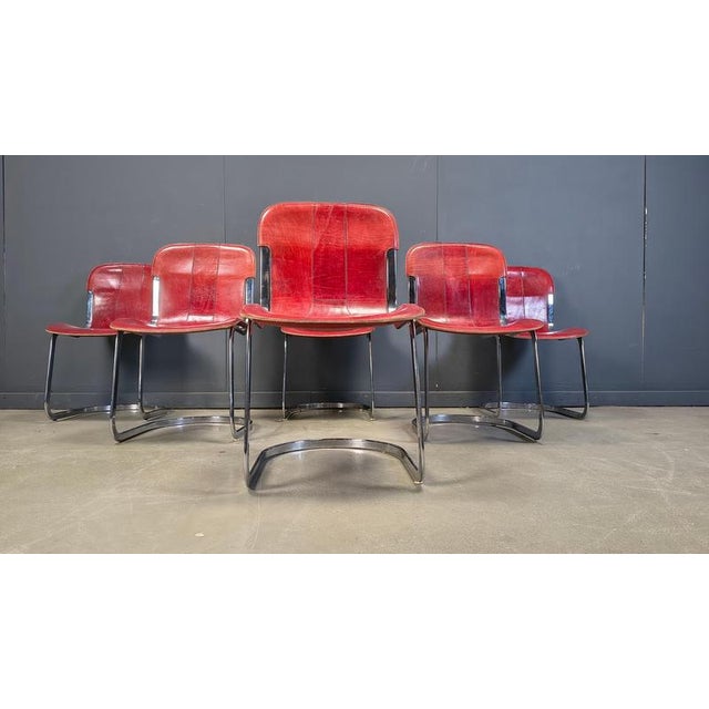Vintage Dining Chairs from Cidue, 1970s, Set of 6 For Sale - Image 10 of 14