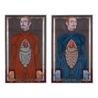 Salvatore Travascio, Cosmas and Damian, 2012, Paint on Paper For Sale