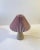 1960s Pink Shaded Table Lamp in Glazed and Fluted Ceramic by Søholm, 1960s For Sale - Image 5 of 8