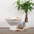 Boho Whitewashed Wood Pedestal Serving Bowl For Sale - Image 6 of 7