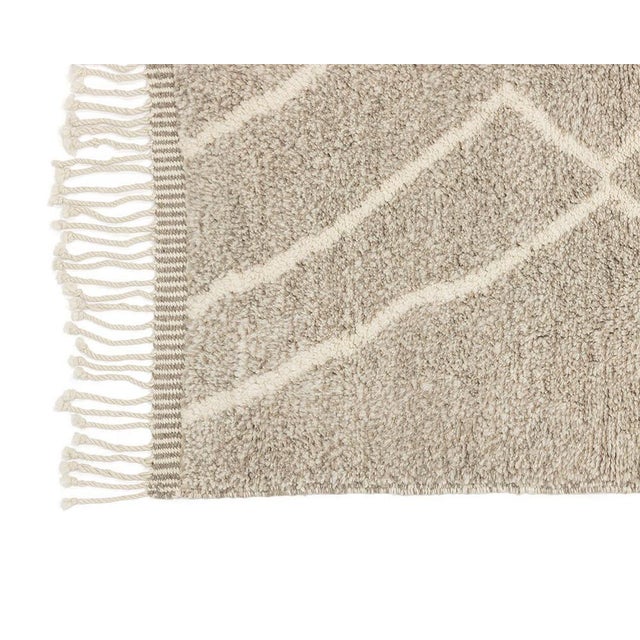 Textile Hand-Knotted Wool Premium Rug by Azele Studio For Sale - Image 7 of 10