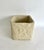 Cream Handcrafted Paper Mache Oblong Bowl For Sale - Image 8 of 10