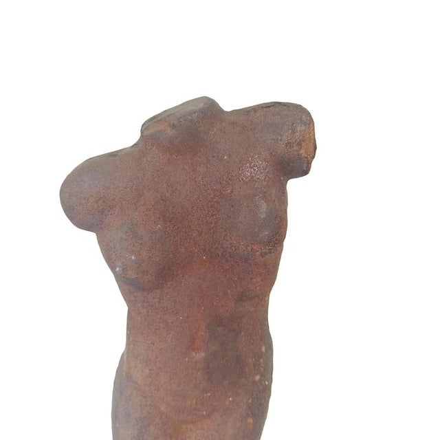 European Artist, Venus Garden Sculptures, Cast Iron, Set of 2 For Sale - Image 3 of 9