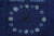 Rug & Kilim Vintage Swedish Rya Rug With Blue and Charcoal Geometric Pattern - Rug & Kilim For Sale - Image 4 of 8