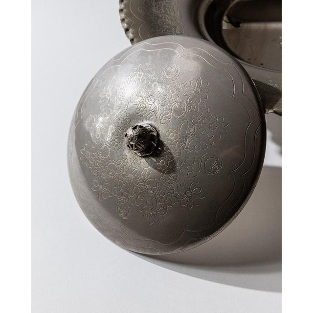 Vintage Silver Plated Lidded Bowl, 1960s For Sale - Image 4 of 11