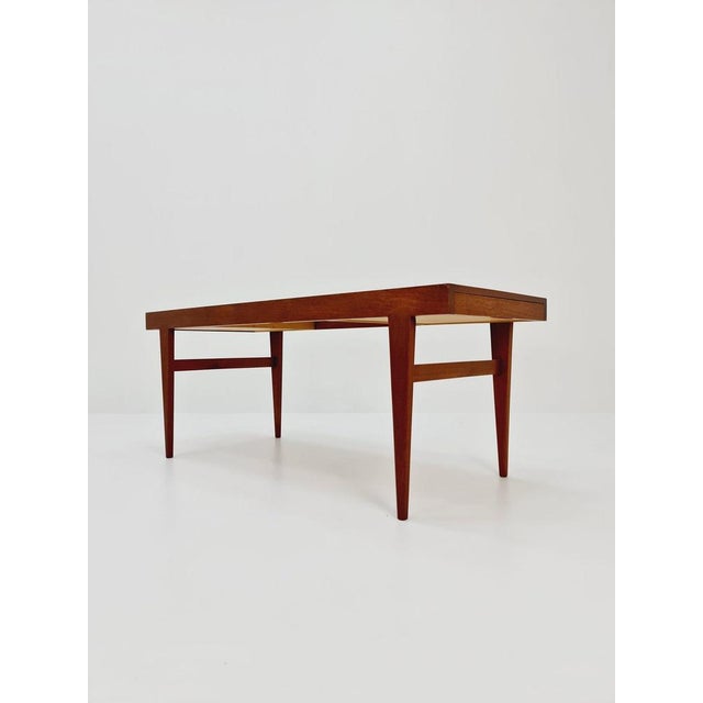 Brown Mid-Century Danish Teak Coffee Table from Silkeborg, 1960s For Sale - Image 8 of 11