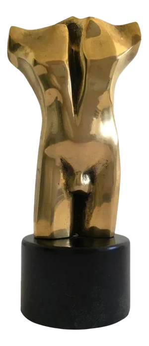 Late 20th Century Italian Bronze Multiple Bust, 1980