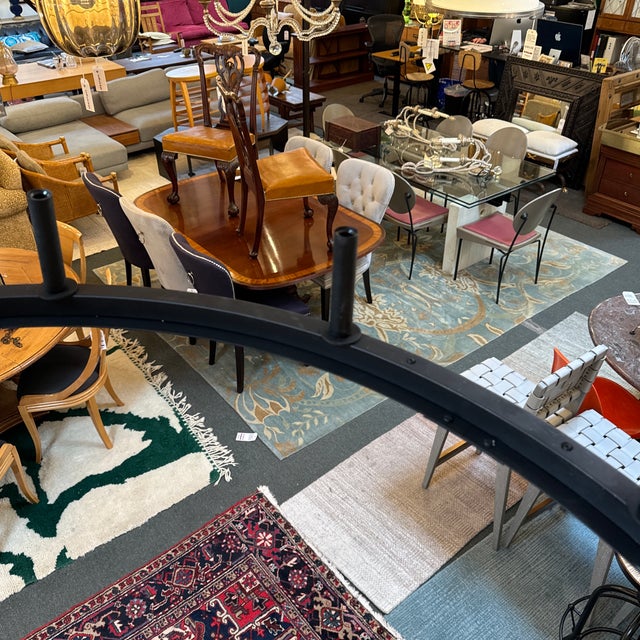 Shades of Light Minimalist 12 Light Iron Ring Chandelier Chairish