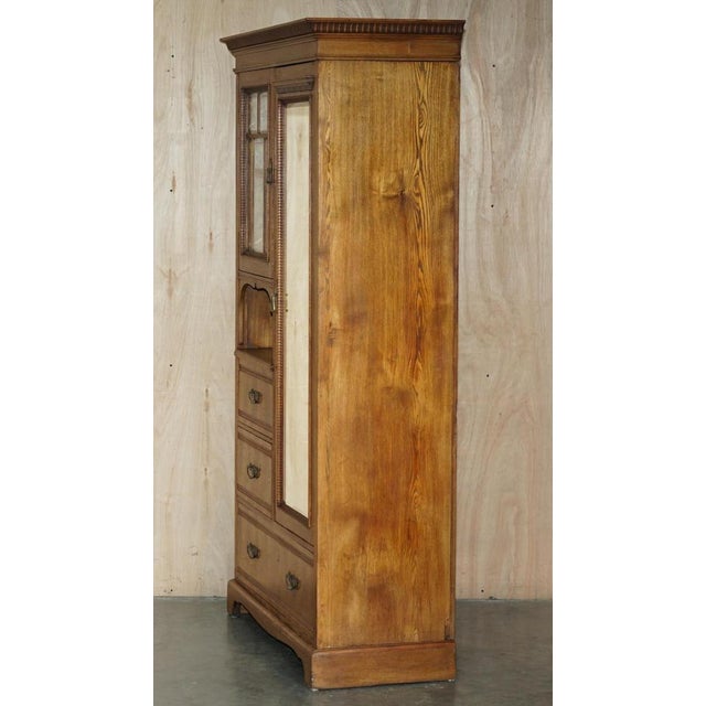 English Compactum Wardrobe in Light Oak, 1920s For Sale - Image 12 of 18
