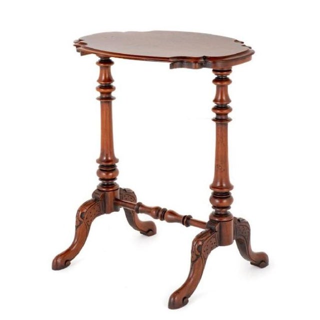 Victorian Side Table in Mahogany, 1860s For Sale - Image 4 of 4