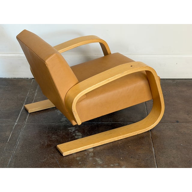 Vintage 1980's Alvar Aalto Artek 400 Tank Chair For Sale - Image 12 of 16