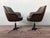 Brown Set of Office Armchairs by Olli Mannermaa for Cassina, 1960s For Sale - Image 8 of 18