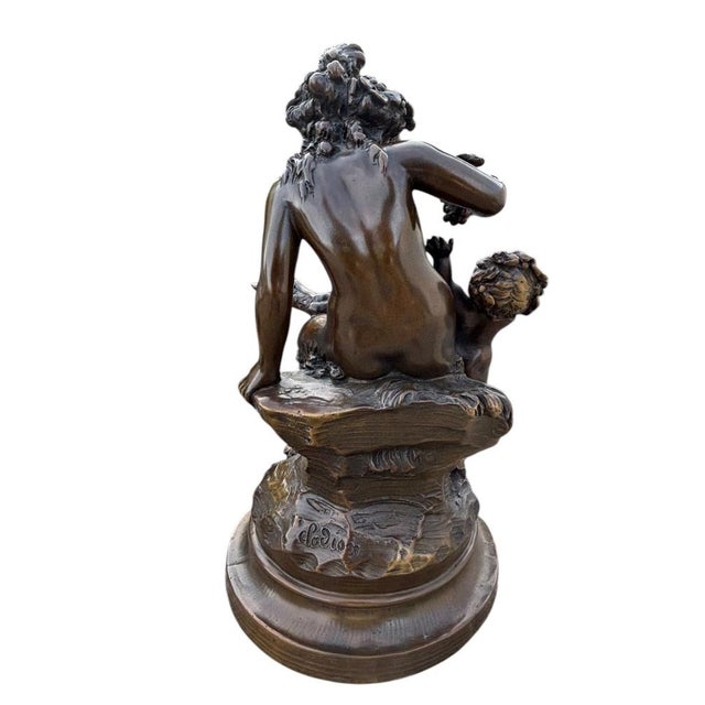 Lost-Wax Sculpture after Clodion from the Laugaraise Bronze Foundry, 20th Century For Sale - Image 3 of 9