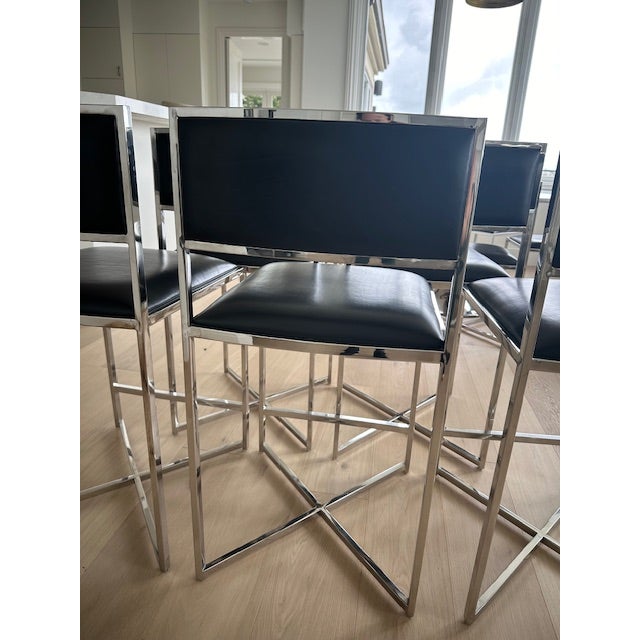 We bought these beautiful Williams Sonoma Home Barstools in 2017 and they do not fit in our new home. All in great...
