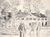Bowling on the Green (From the Bicentennial Pageant of George Washington) by Childe Hassam For Sale In Monterey, CA - Image 6 of 8