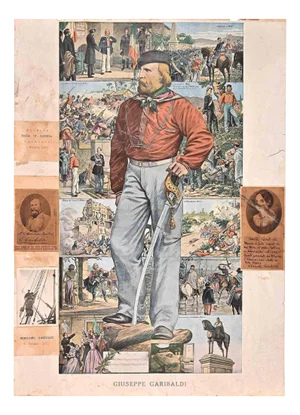 History of Giuseppe Garibaldi, Photolithograph, 1935