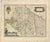 Antique Hand-Colored Map of Gâtinais & Sénonais from Blaeu, France, 1642 For Sale