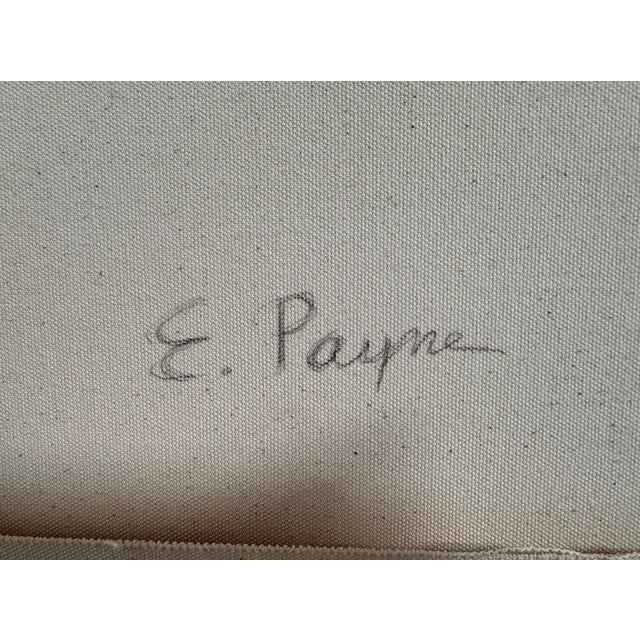 Untitled House in Moonlight, Oil Painting by Elizabeth Payne b.1948 For Sale - Image 12 of 12