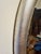 Antique Beveled Silver Leaf Oval Mirror For Sale - Image 9 of 11