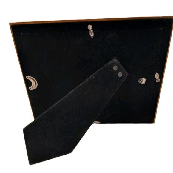 Modern Art Deco People Colorful Watercolor Wooden Frame Tabletop Contemporary For Sale - Image 14 of 14