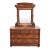 Herter Brothers Style Antique Eastlake Victorian Carved Burled Walnut Marble Top Dresser With Mirror, Circa 1880s For Sale