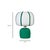 2020s Margate Green Cotton Mache Table Lamp For Sale - Image 5 of 6