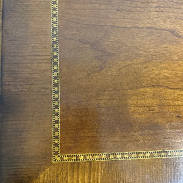 Wood 1990s Drexel Heritage Writing Desk For Sale - Image 7 of 12