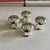1980s Vintage Towle Silverplate Mushroom Salt & Pepper Shakers, 2 Sets For Sale - Image 5 of 7