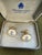 1970s Vintage Royal British “Wedgwood” Jasper ware Gold Plated Cufflinks In Case For Sale - Image 5 of 7
