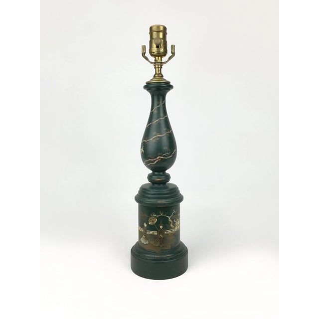 Chinoiserie Style Davenport Column Table Lamp by Brunschwig & Fils For Sale In New York - Image 6 of 6