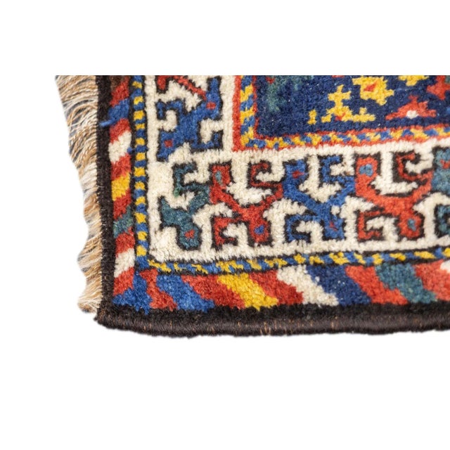 Textile Antique Persian Khamseh Rug 5' 0"x 8'2'' For Sale - Image 7 of 12