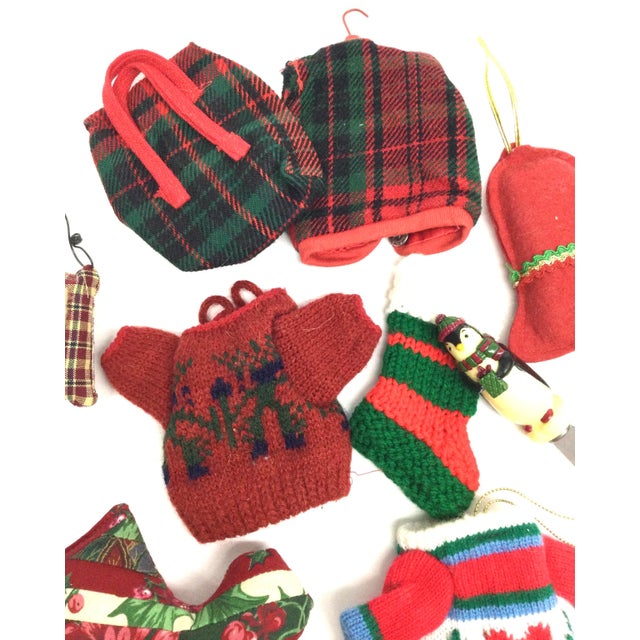 Vintage Group Handcrafted Holiday Ornaments For Sale - Image 4 of 9