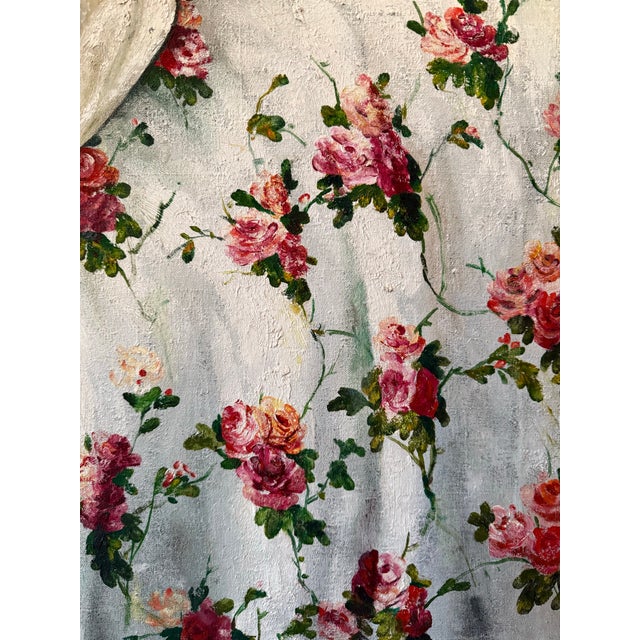 Rare Signed Original Di Li Feng (1958 - ) Extra Large Contemporary Oil Painting For Sale - Image 9 of 12