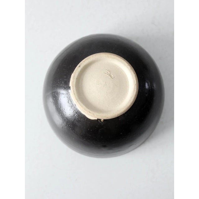 Ceramic Vintage Studio Pottery Bowl For Sale - Image 7 of 9