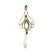 Elevate your jewelry collection with this exquisite vintage charm pendant, featuring a stunning long drop design that...