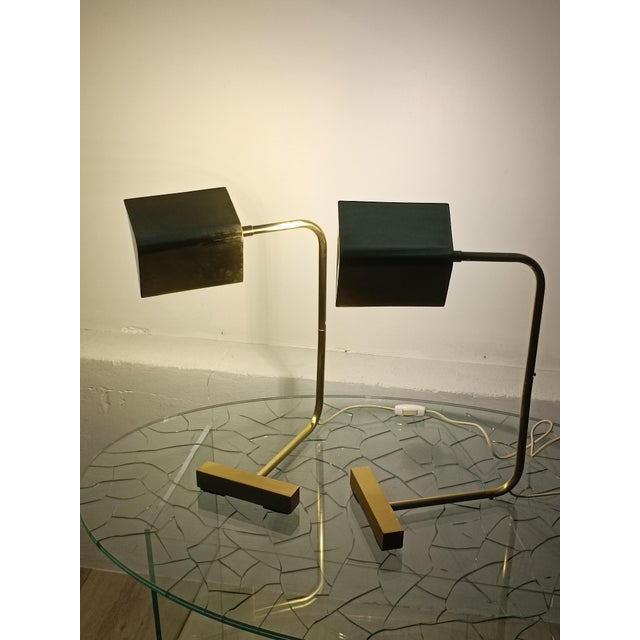 Table Lamps attributed to Cedric Hartman, 1960s, Set of 2 For Sale - Image 12 of 13