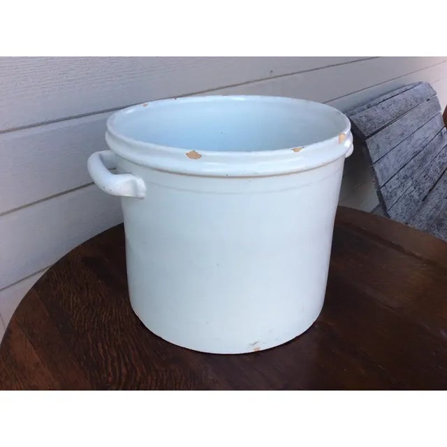 French Early 20th Century French Glazed Terracotta Bowl For Sale - Image 3 of 10