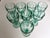 1980s Vintage Gibraltar 'Spanish Green' Aqua Goblets-Set 8 For Sale - Image 5 of 7