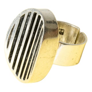 Vintage Silver Ring by Helge Narsakka, 1969 For Sale