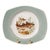 Set of 6 Fish Plates With Colored Rims by Figgio Flint Norway (1960s) For Sale