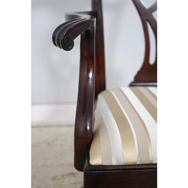 Set of 6 Stickley Mahogany Dining Room Chairs For Sale - Image 10 of 18
