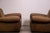Mickey Chairs in Nabuk Camel Leather by Baxter, 1998, Set of 2 For Sale - Image 9 of 14