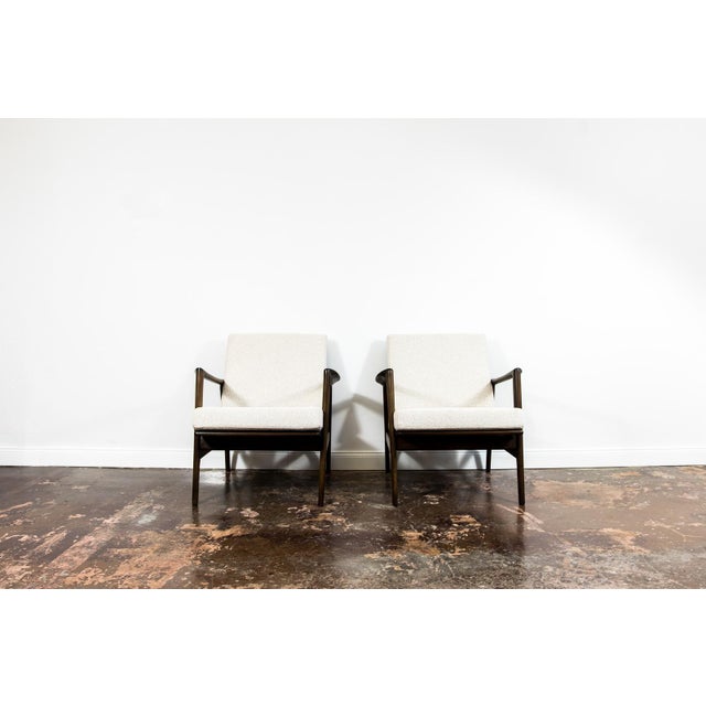 Vintage Armchairs from Swarzędzkie Fabryki Mebli, 1960s, Set of 2 For Sale - Image 6 of 17
