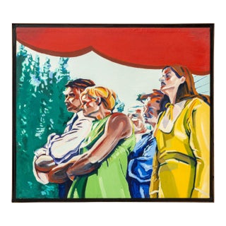 Freeman "The Wedding Party" Oil on Canvas, 1968 For Sale