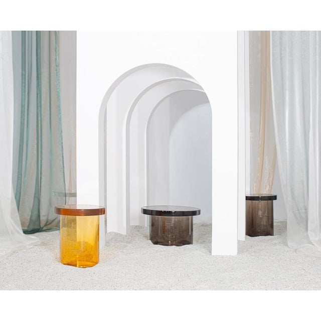 Early 21st Century Alwa Three 5800g Side Table in Smokey Grey by Sebastian Herkner for Pulpo For Sale - Image 5 of 7